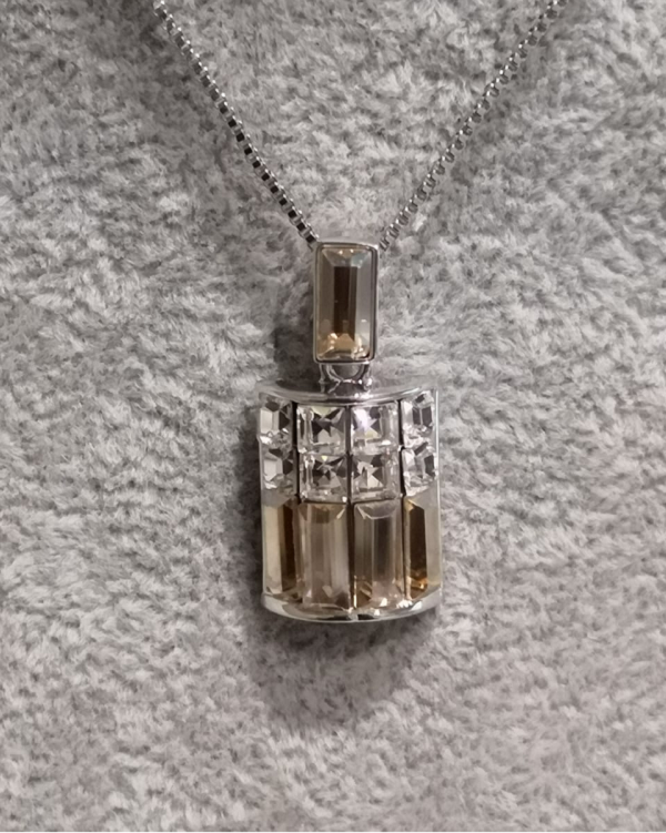 Champaign Ice Necklace with Swarovski Crystal