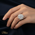 Dhia Flower Ring - Natural Proportions