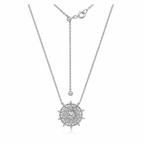 Dhia Mandala Necklace – White Background Product Shot
