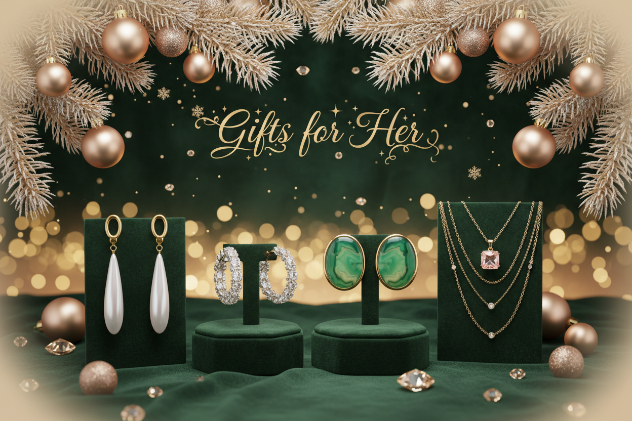 Gifts for Her Christmas Banner