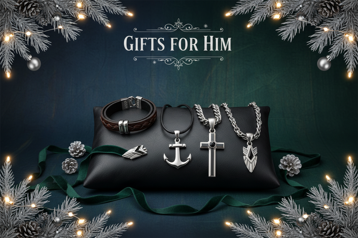 Gifts for Him Christmas Banner