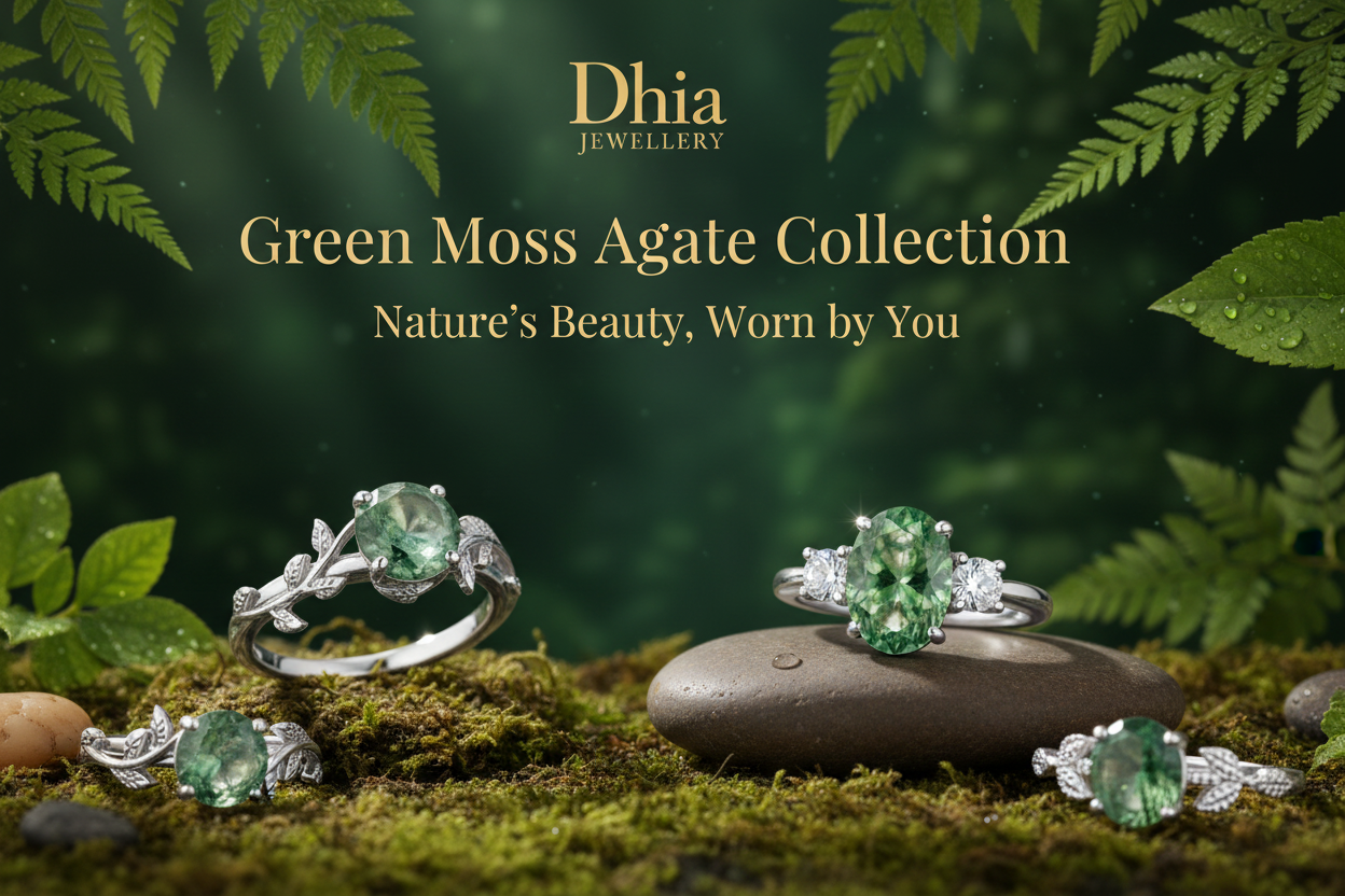 Green Moss Agate Collection Banner