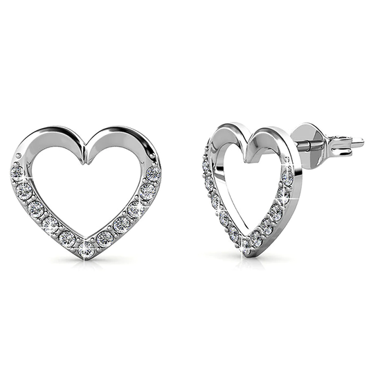 Heart Stud Earrings