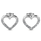 Heart Stud Earrings