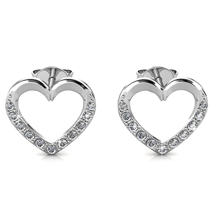 Heart Stud Earrings
