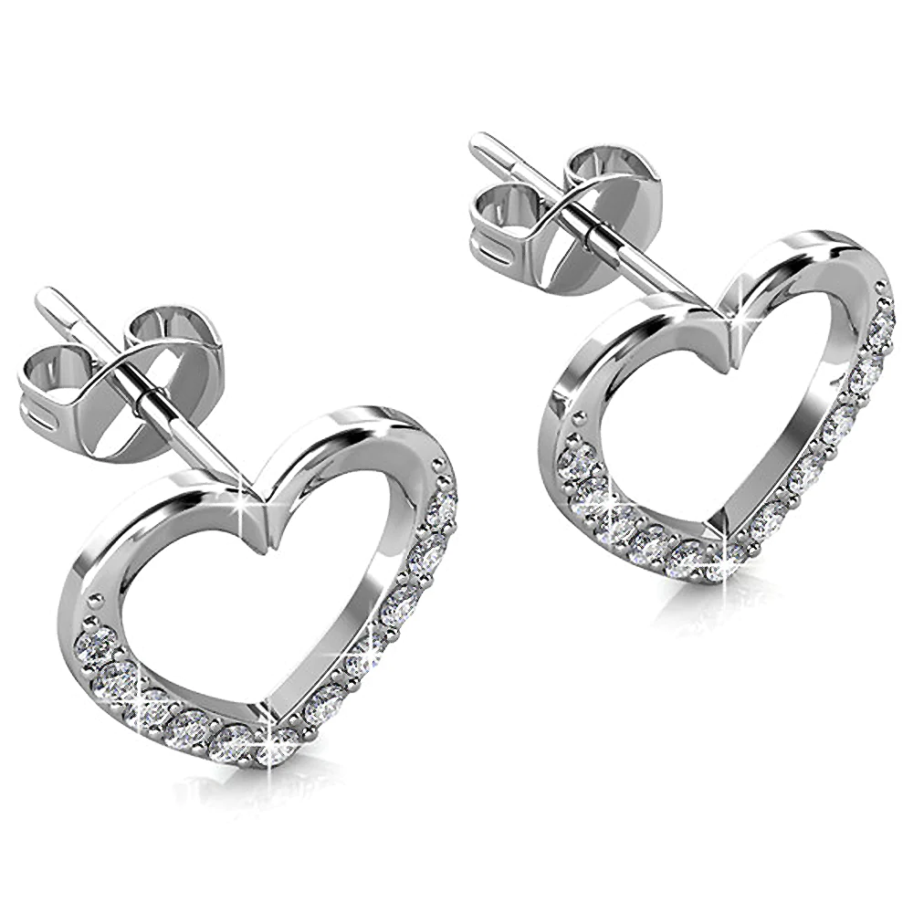 Heart Stud Earrings