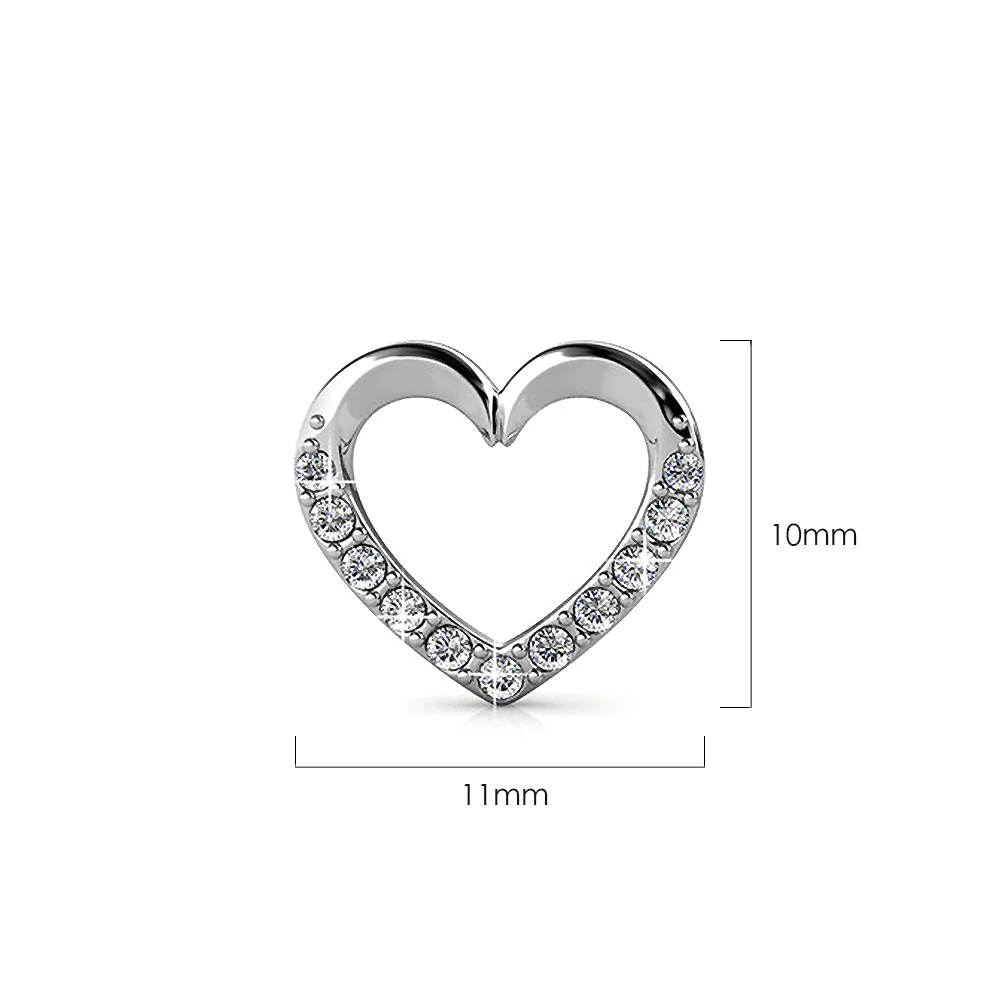 Heart Stud Earrings