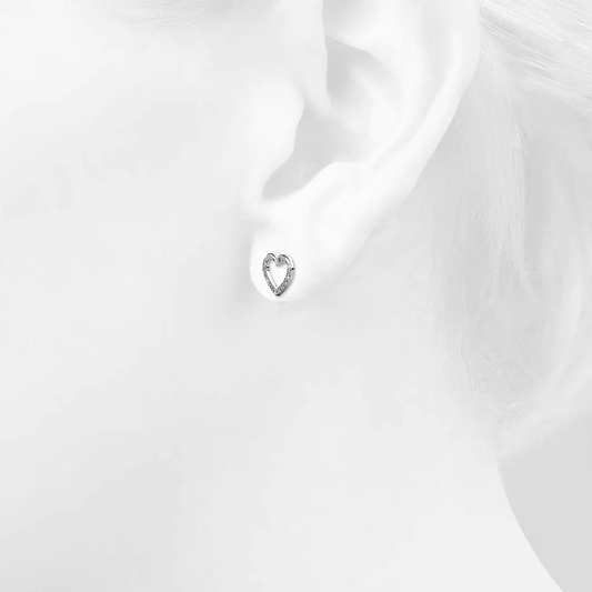 Heart Stud Earrings