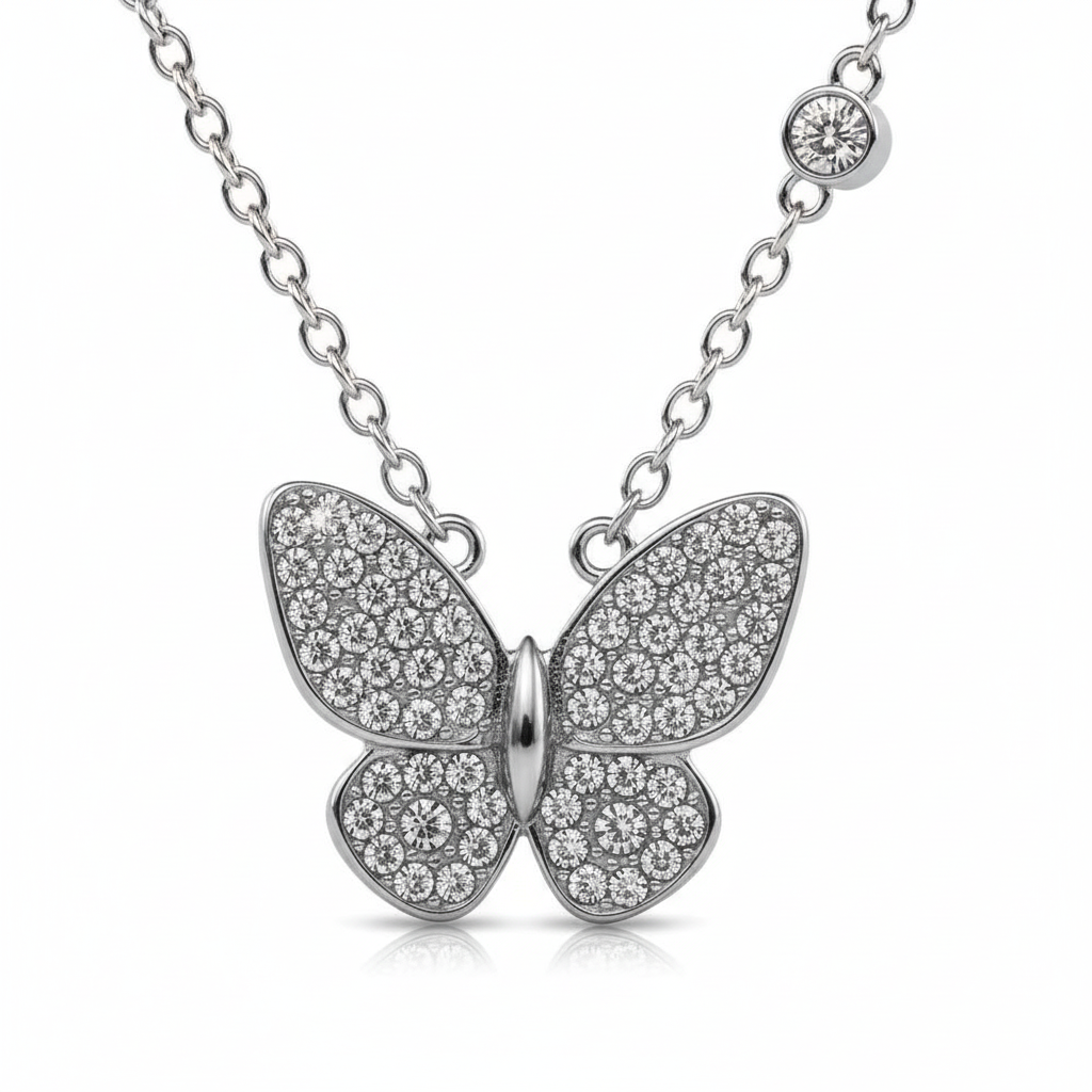 High Detail Sparkle Shot on White Background