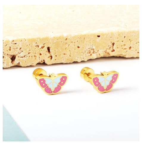 Butterfly & Hummingbirds Earrings in 304 Stainless Steel