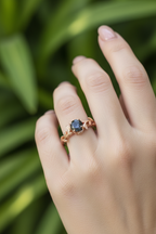 Leaf Ring on Finger - Lifestyle