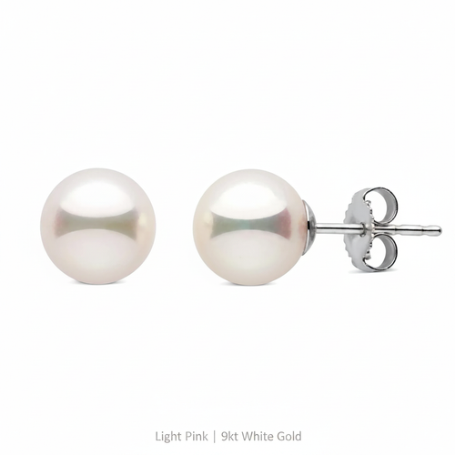 Light Pink Pearl - White Gold