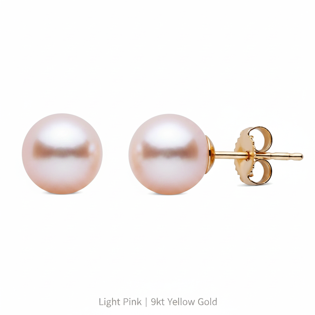 Light Pink Pearl - Yellow Gold