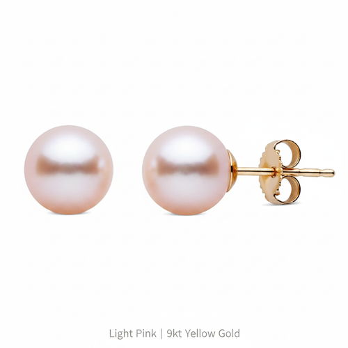 Light Pink Pearl - Yellow Gold