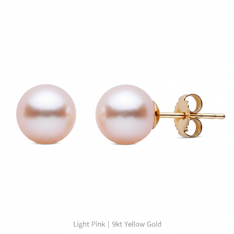 Light Pink Pearl - Yellow Gold