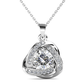 Love Knot Necklace Embellished with Swarovski crystals