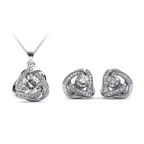 Love Knot Style set embellished with Crystals from Swarovski