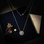 Mandala Necklace – Flat Lay