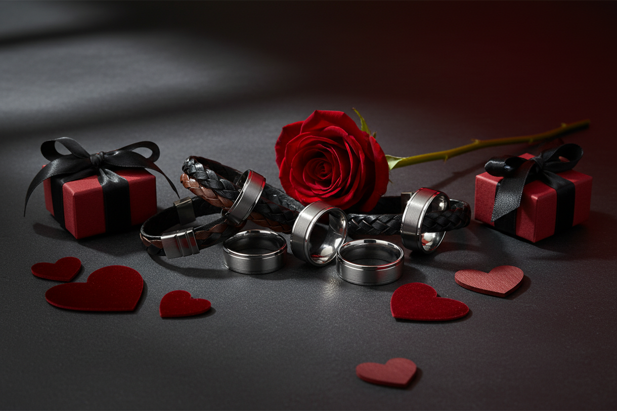 Men's Valentine's Day Jewelry Banner