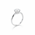 Moissanite Solitaire Ring - Product Shot
