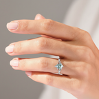 On finger silver