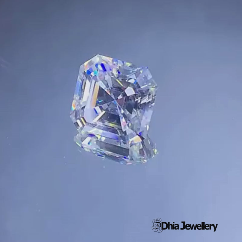 Moissanite - Asscher Cut