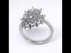 Dhia Mandala Ring Embellished with Swarovski Zirconia