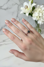 Rose Gold Leaf Ring - Lifestyle On Hand