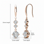 Rose Gold - With Dimension Labels