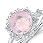 🆕 Natural Rose Quartz Snowflake