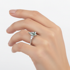 Side profile on finger