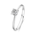 Solitaire Ring embellished with Swarovski Crystal