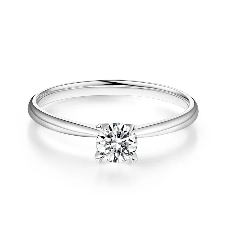 Solitaire Ring embellished with Swarovski Crystal