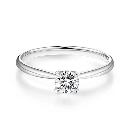 Solitaire Ring embellished with Swarovski Crystal