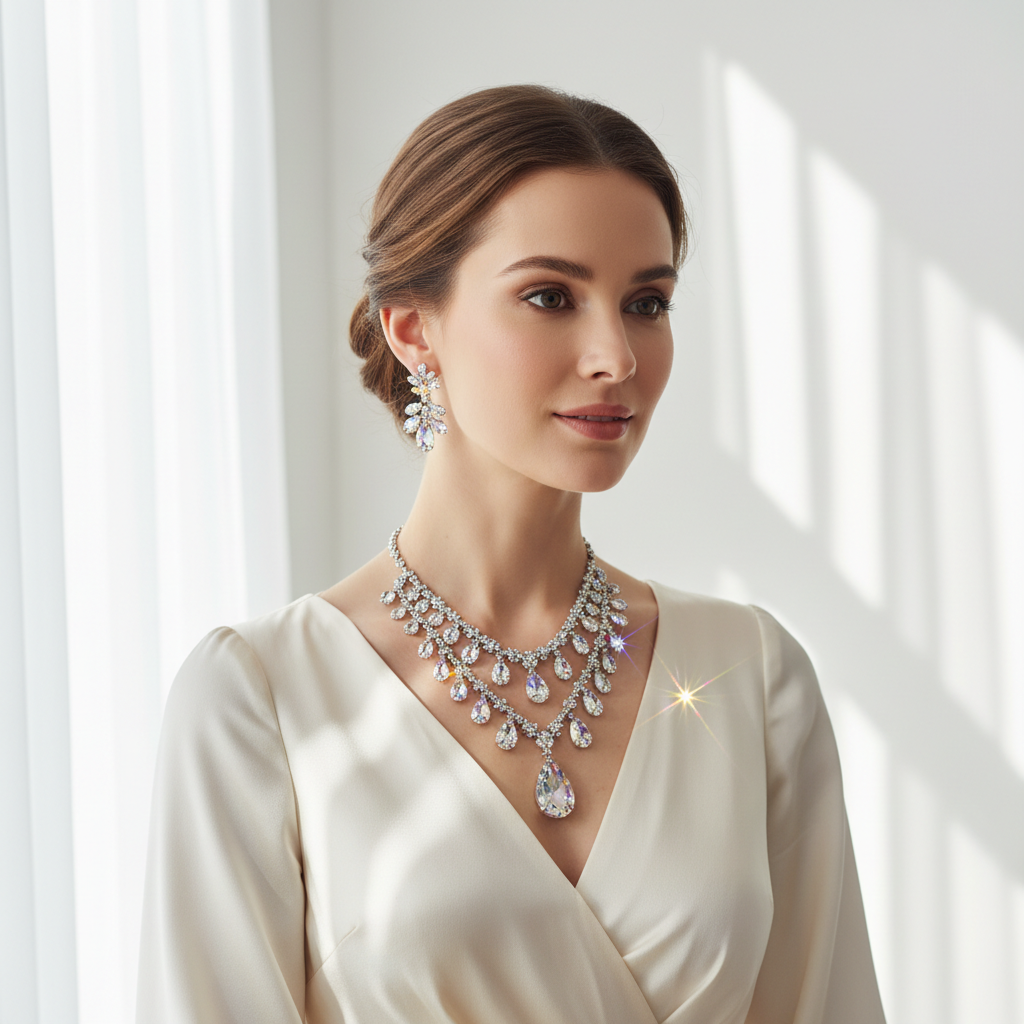 embellished with Swarovski® Crystals