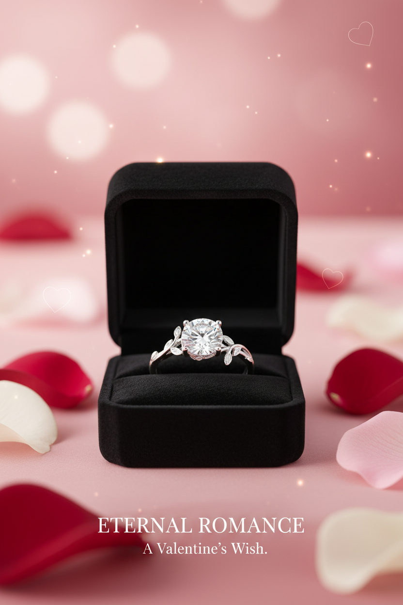 Valentine's Poster - Ring in Black Box 1