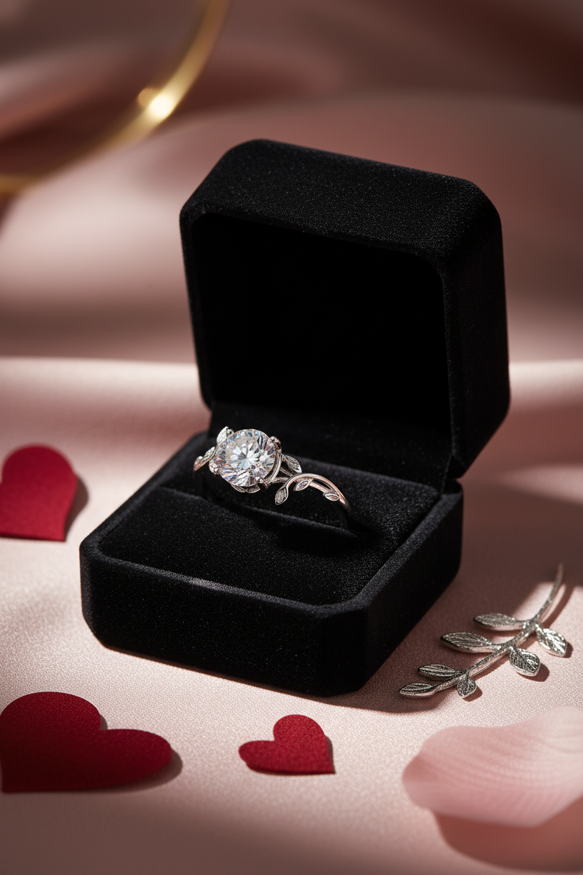 Valentine's Poster - Ring in Black Box 2