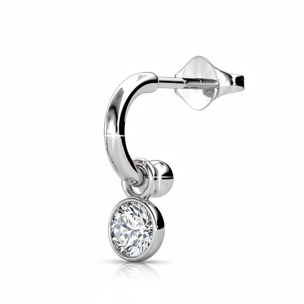 White Gold - Hoop Mechanism Detail