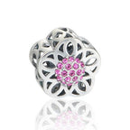 S925 Flower Cluster Charm