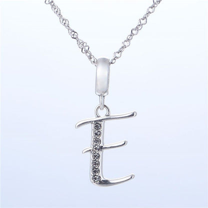 S925 Alphabet Letter E Charm/Pendant