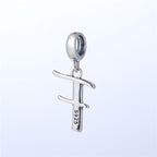 S925 Alphabet Letter F Charm/Pendant