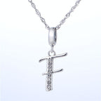 S925 Alphabet Letter F Charm/Pendant