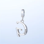 S925 Alphabet Letter G Charm/Pendant