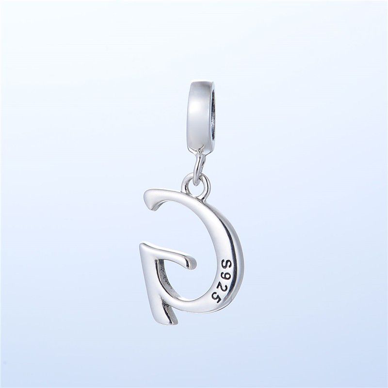 S925 Alphabet Letter G Charm/Pendant