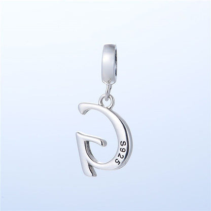 S925 Alphabet Letter G Charm/Pendant