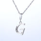 S925 Alphabet Letter G Charm/Pendant