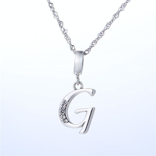 S925 Alphabet Letter G Charm/Pendant