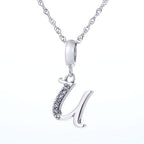 S925 Alphabet Letter U Charm/Pendant