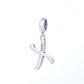 S925 Alphabet Letter X Charm/Pendant