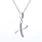 S925 Alphabet Letter X Charm/Pendant